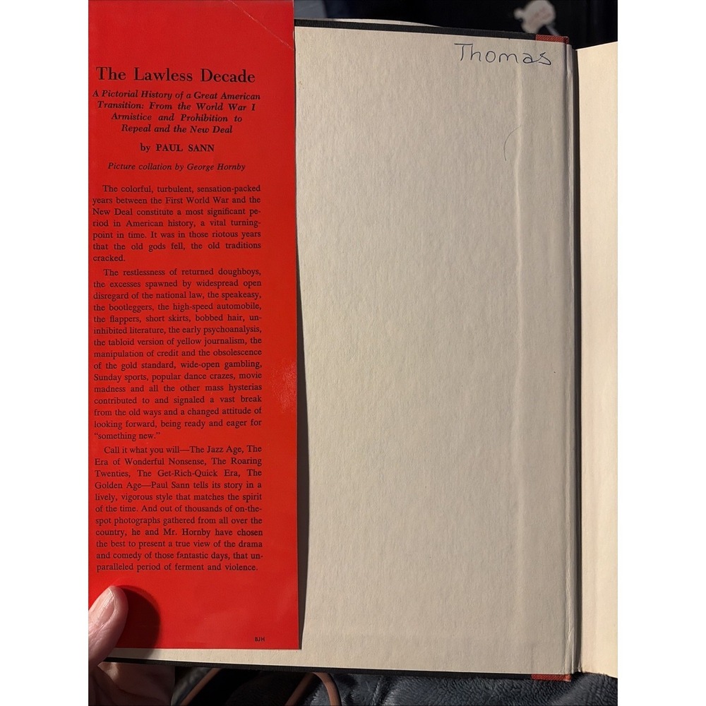 The Lawless Decade by Paul Sann - 1957 Hardcover - First Edition Crown Publisher - Picture 2 of 10